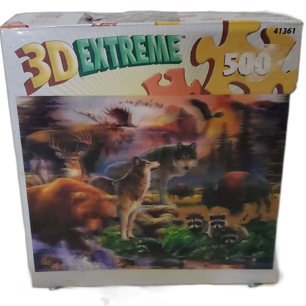 3D Extreme Wildlife Jigsaw Puzzle - 500 Pieces